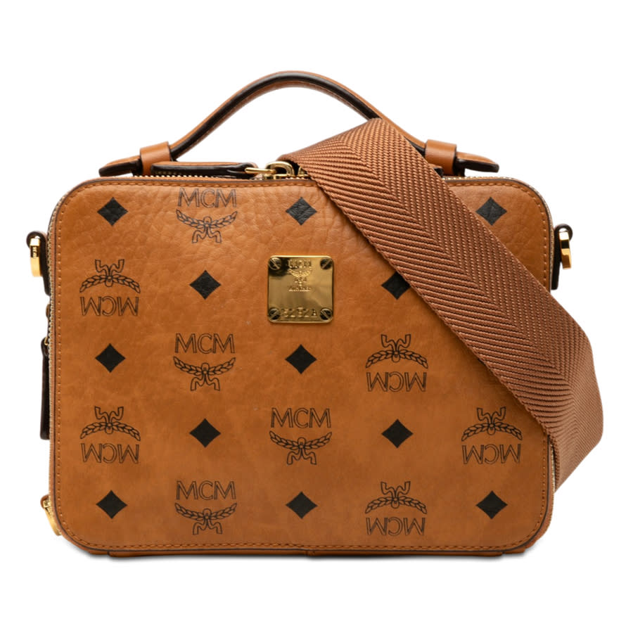 MCM　エムシーエム MCM Pre-owned MCM Small Visetos Coated Canvas Klassik Satchel
