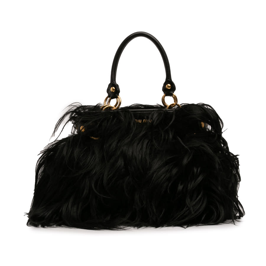 Miu Miu Pre-owned Miu Miu Fur Handbag Ladies A8QGOFACVD5SDCMG