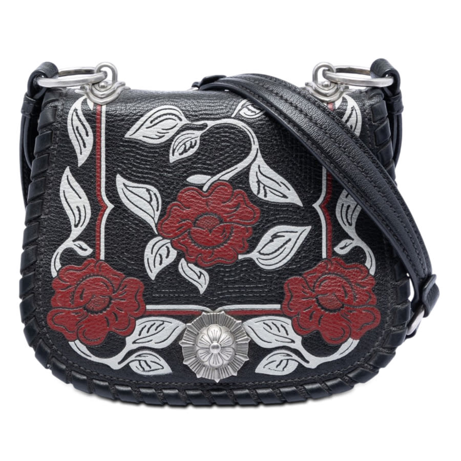 Miu Miu Pre-owned Miu Miu Goatskin Madras Floral Embossed