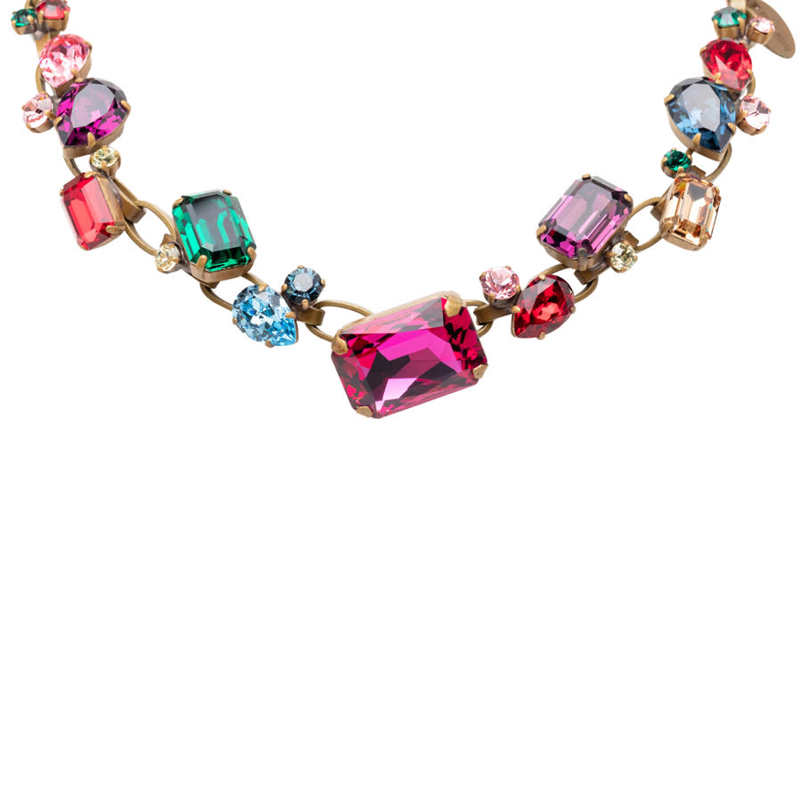 Miu Miu Pre-owned Miu Miu Gold Plated Strass Stone and Leather