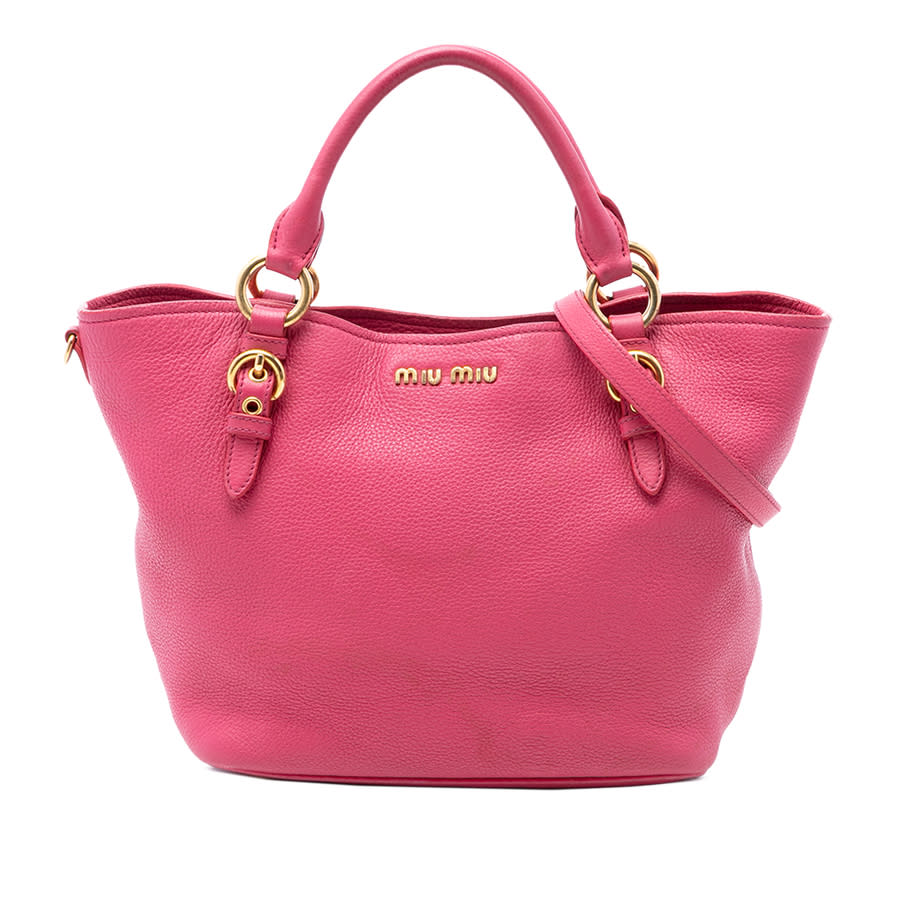 ミュウ　E Miu Miu Pre-owned Miu Miu Vitello Phenix Satchel Ladies