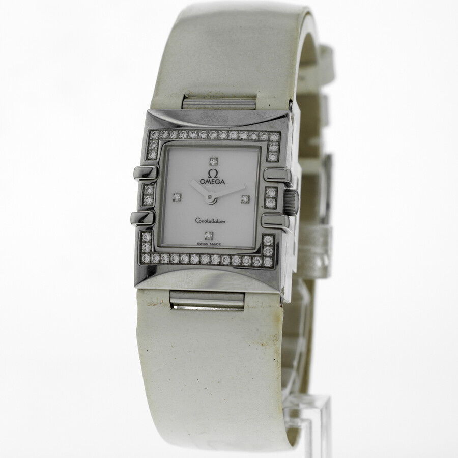 Omega Preowned Omega Constellation Diamond White Mother of Pearl w/ 4