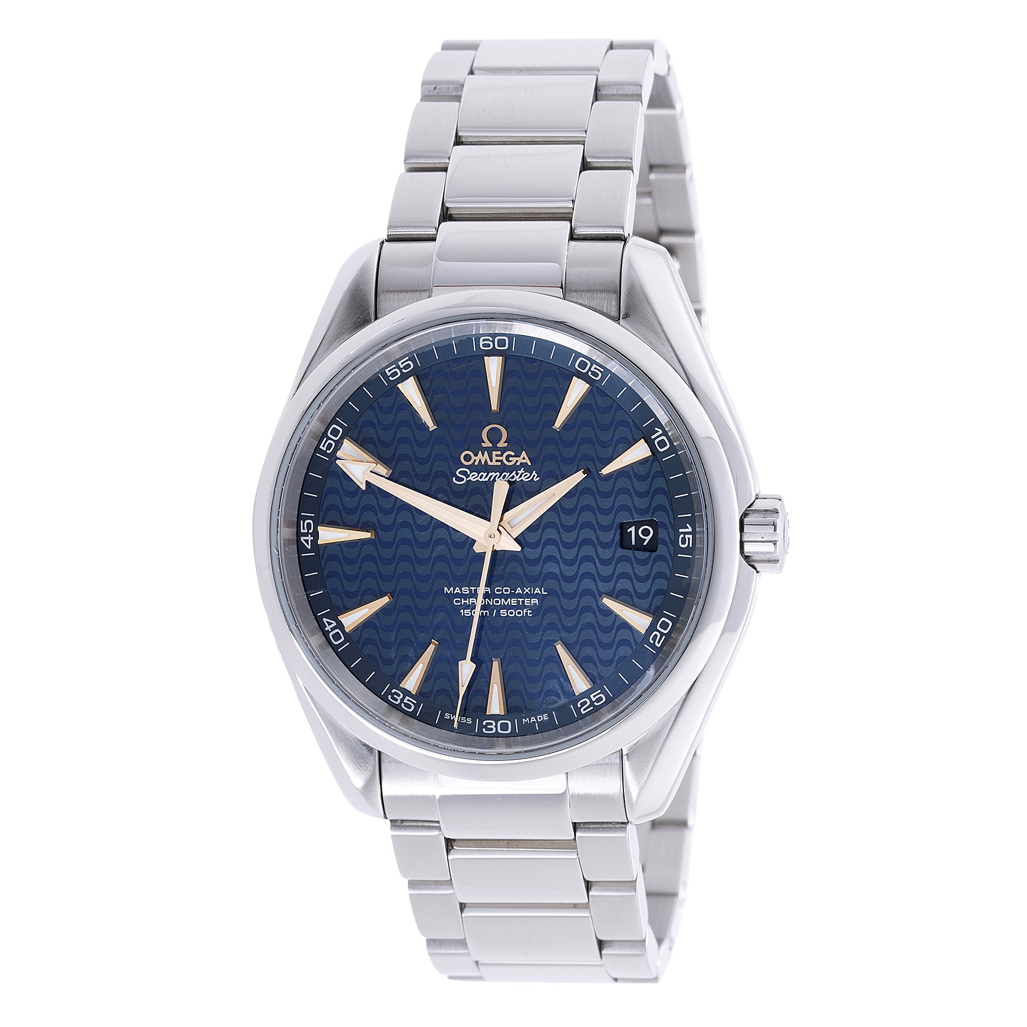Pre-owned Omega Seamaster Aqua Terra Blue Dial Men's Watch 231.10.42.21.03.006