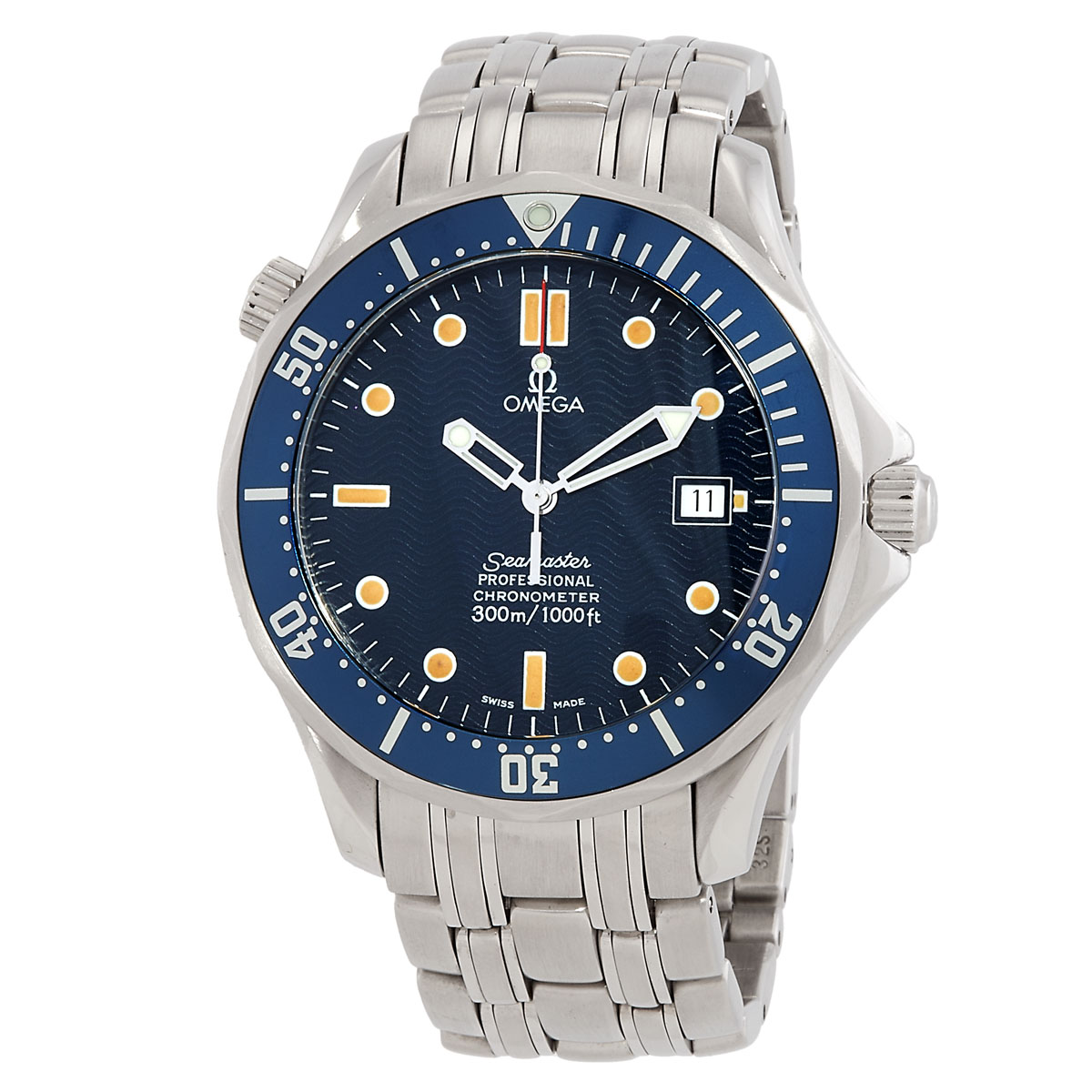 Omega Pre-owned Omega Seamaster Automatic Chronometer Blue Dial Men's Watch 2531.8  2531.8 - Omega, Seamaster - Jomashop
