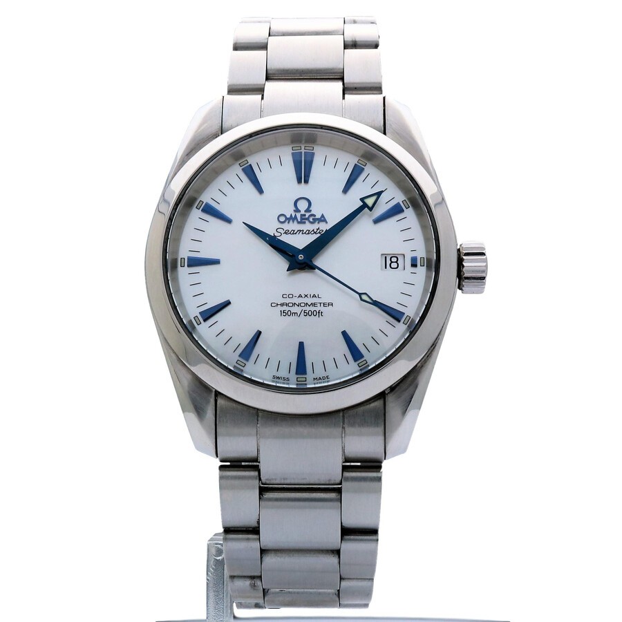 Omega Preowned Omega Seamaster White Dial Men's Watch 2504.70 Pre