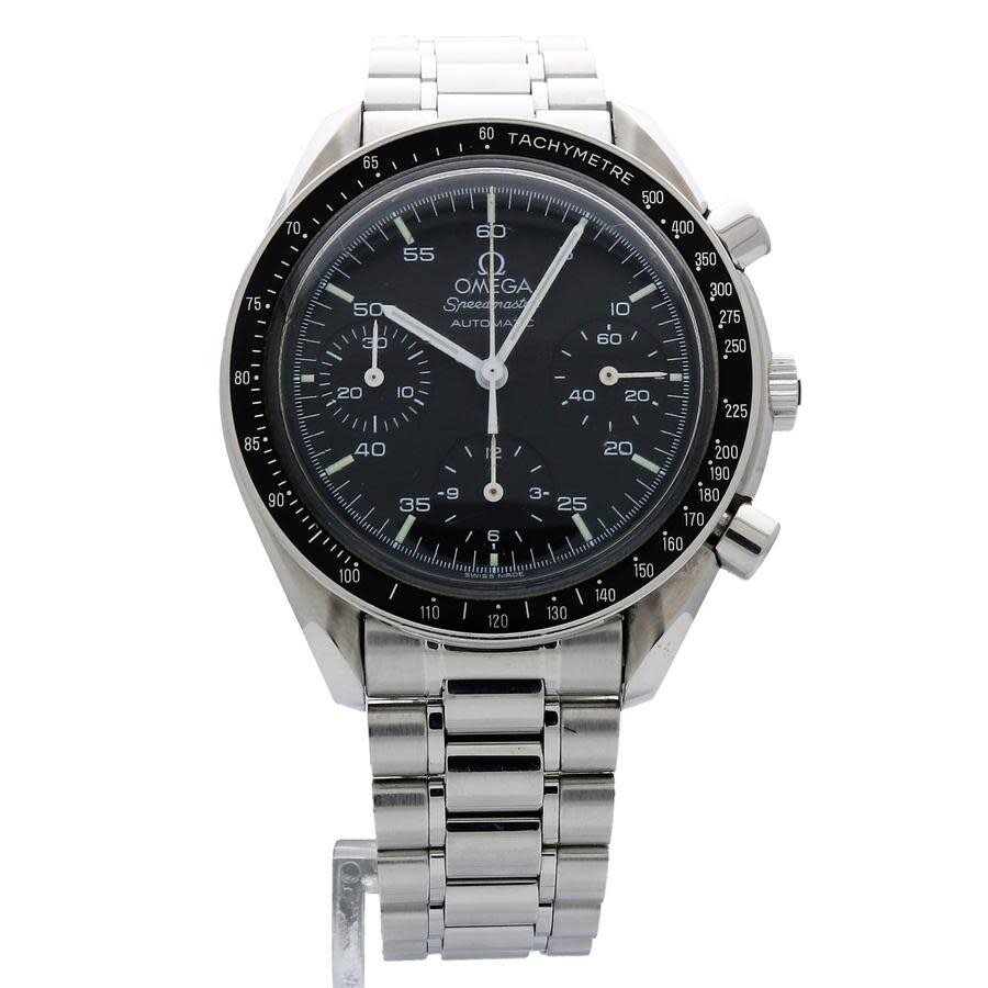 Omega Pre-owned Omega Speedmaster Chronograph Automatic Black Dial Men's Watch 3510.5 3510.5 