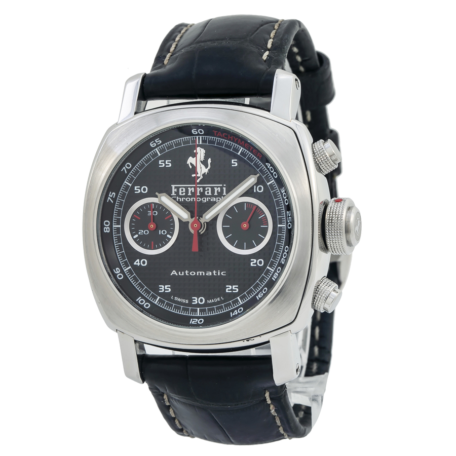 Panerai Pre-owned Panerai Ferrari Granturismo Chronograph Tachymeter Black  Dial Men's Watch FER00018 FER00018 7612456350252 - Pre-Owned Watches,  Panerai - Jomashop