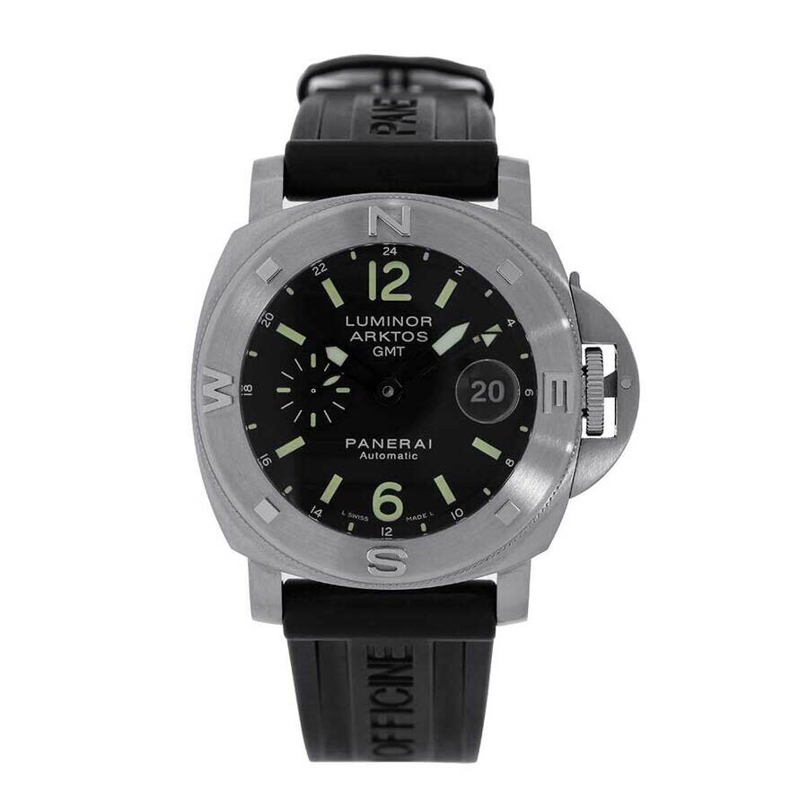Panerai Pre-owned Panerai Luminor GMT Automatic Black Dial Men's