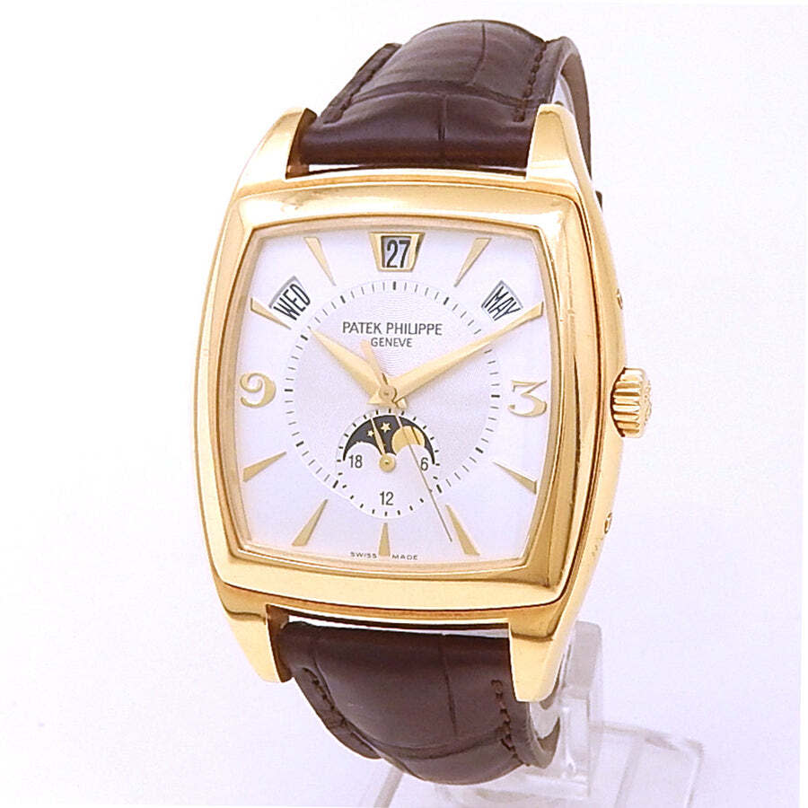 オマPatek Philippe Geneve 自動巻き Patek Philippe Pre-owned Patek Philippe Gondolo GMT Automatic Moon