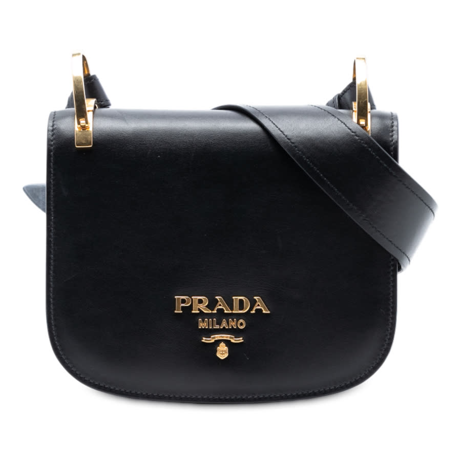 Prada Pre-owned Prada City Calf Pionniere Saddle Bag Ladies