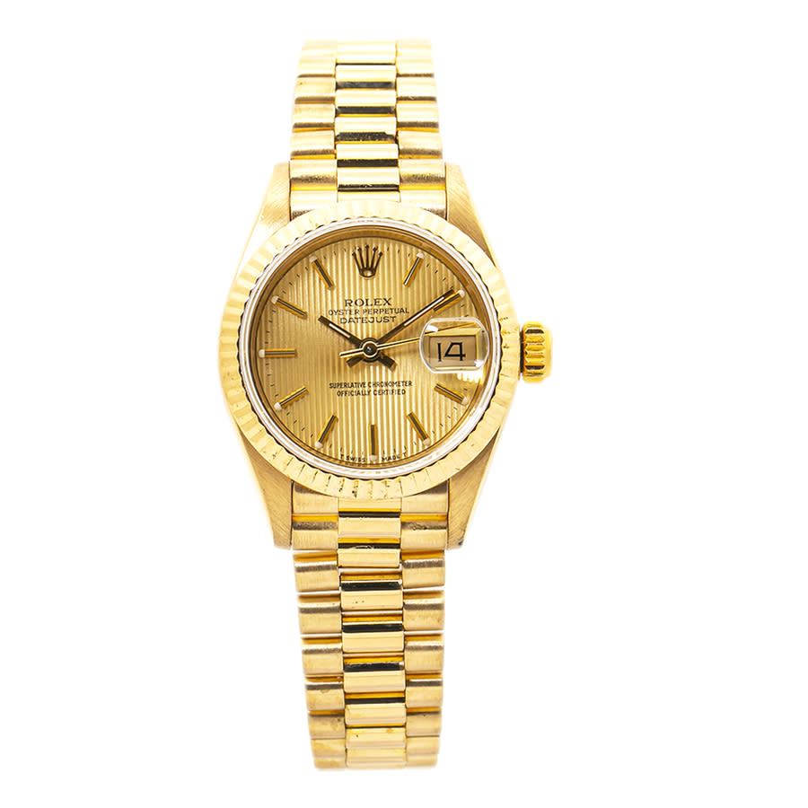 Rolex Pre-owned Rolex Datejust Automatic Champagne Dial Ladies Watch 69178  CSP - Pre-Owned Watches, Datejust - Jomashop