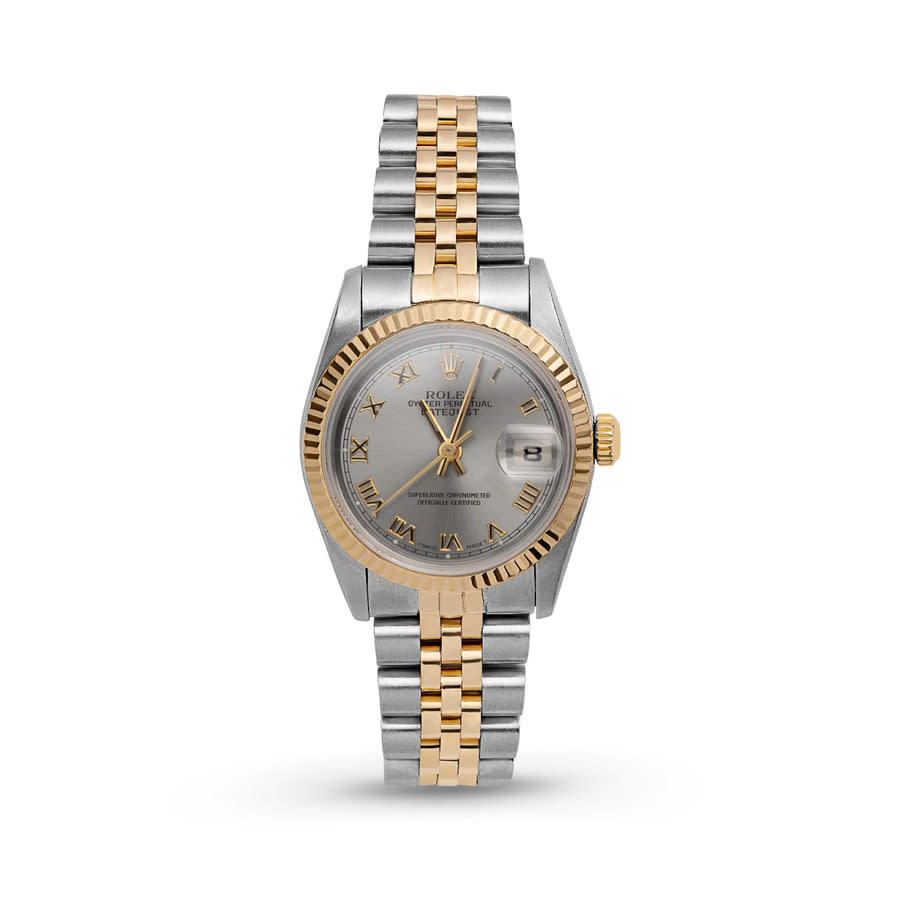 【美品】 ROLEX DATEJUST 69173 3コマ Rolex Pre-owned Rolex Datejust Automatic Chronometer Silver Dial