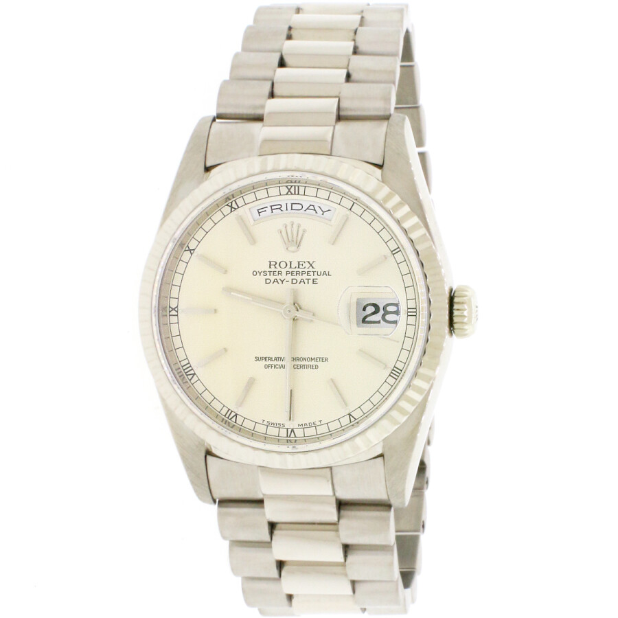 ティモリス ssp Rolex Day-Date II Day-Date II White Gold Silver Diamonds