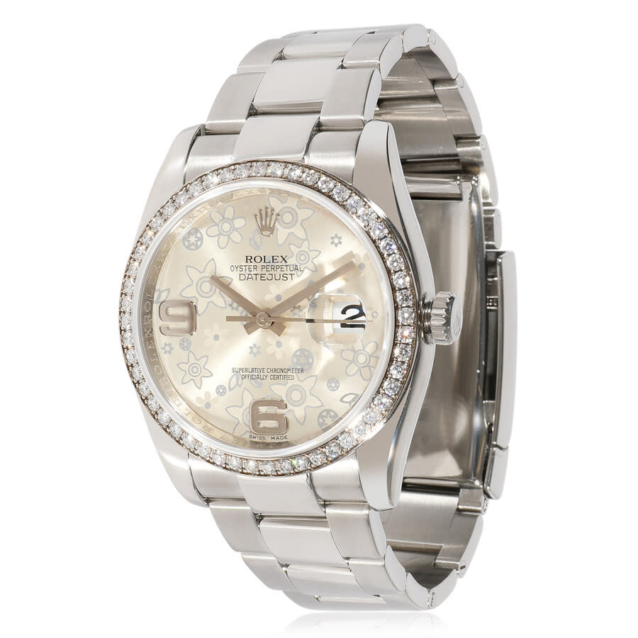 Rolex Preowned Rolex Oyster Perpetual Automatic Chronometer Diamond