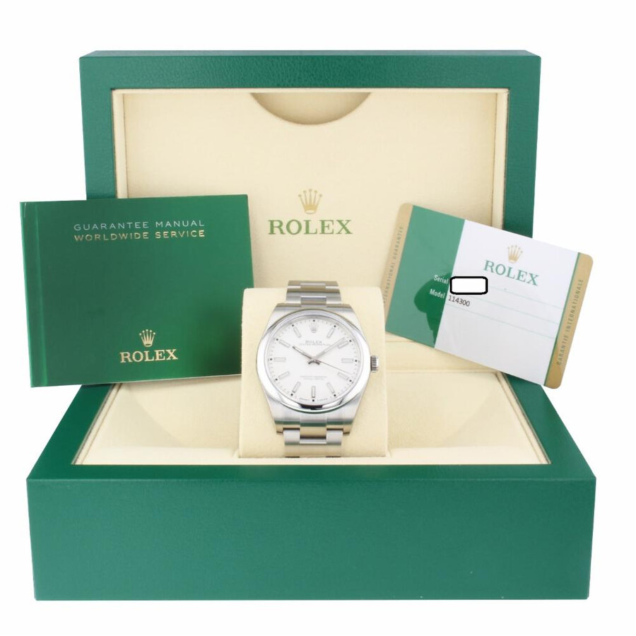 rolex 114300 white
