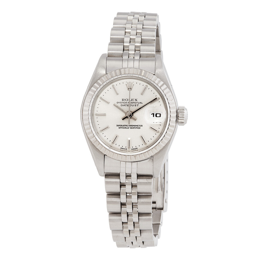 rolex oyster perpetual silver price