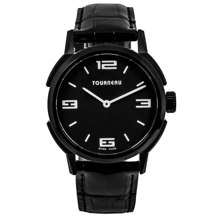 Tourneau Preowned Tourneau Tny Roventa Quartz Black Dial Unisex Watch