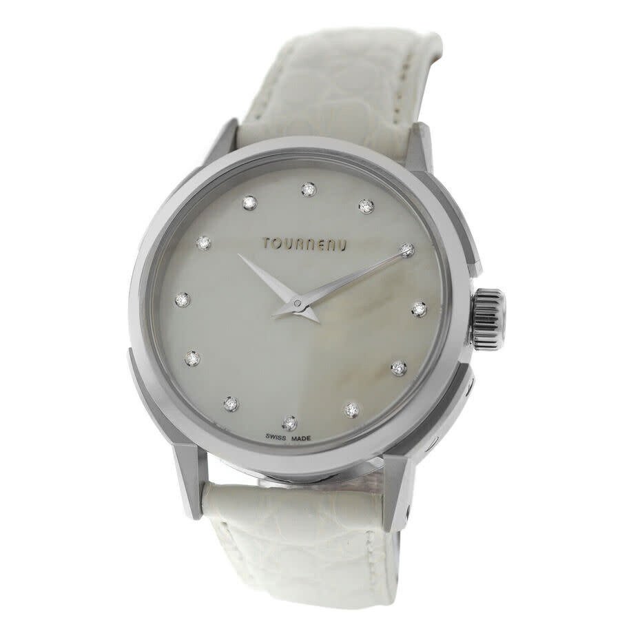 Tourneau Preowned Tourneau Tny Roventa Quartz Diamond Ladies Watch
