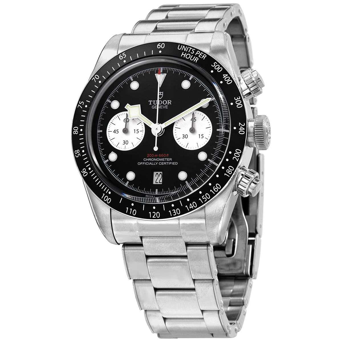 Tudor Pre-owned Tudor Black Bay Chrono Chronograph Black Dial 