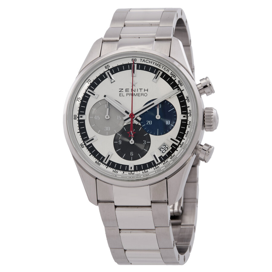 Zenith Pre-owned Zenith El Primero Chronograph Automatic Silver Dial ...
