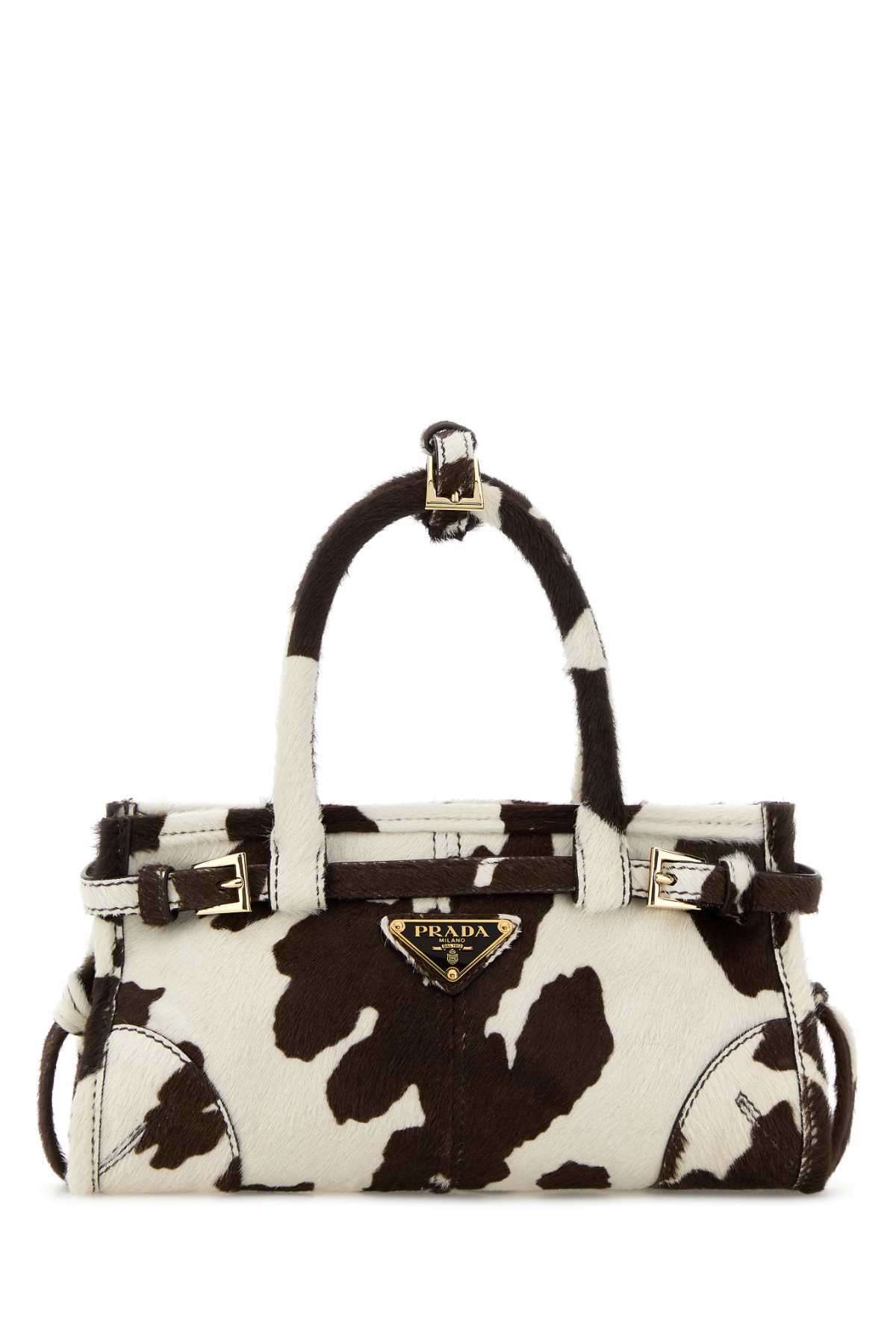 Prada Printed Calf Hair Mini Prada Bonnie Handbag 1BA4862HIMF0G3N