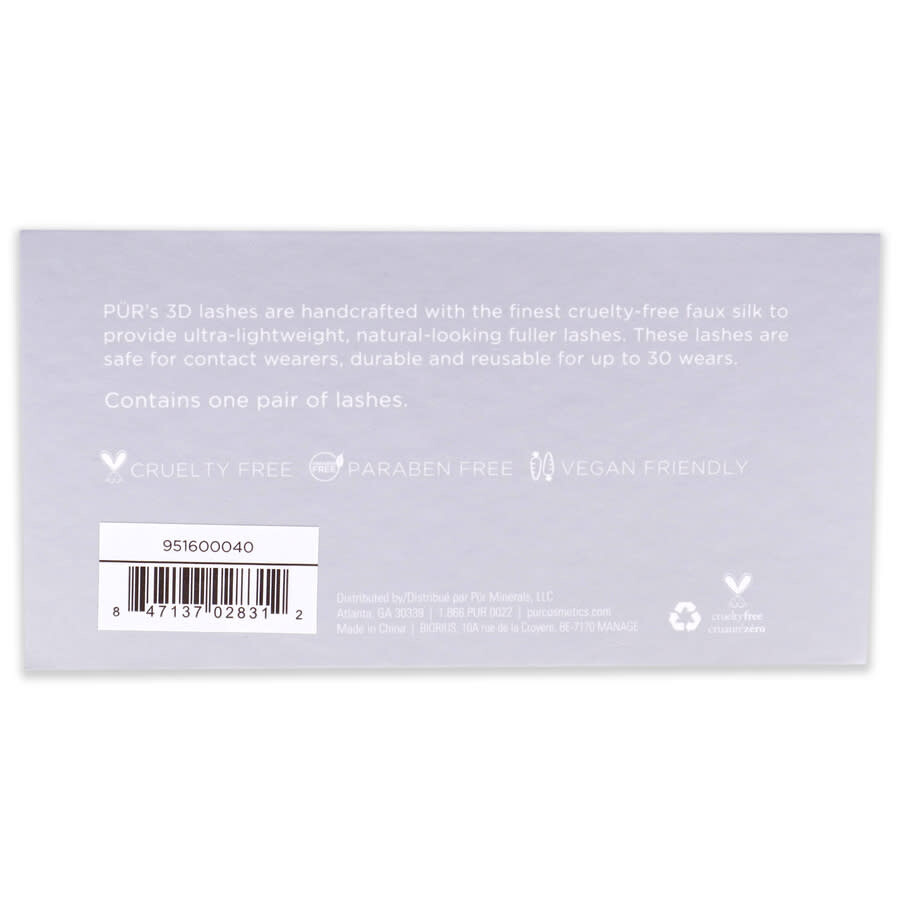Pur Minerals Pro Eyelashes - Socialite By For Women - 1 Pair Eyelashes
