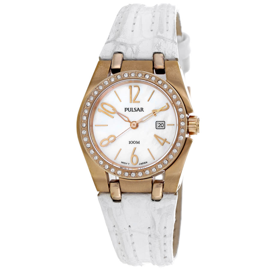 Pulsar Classic Quartz White Dial Ladies Watch PXT668X1