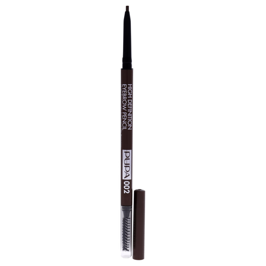 Pupa Ladies High Definition Eyebrow Pencil 0.003 oz 002 Brown Makeup 8011607271184 In Brown