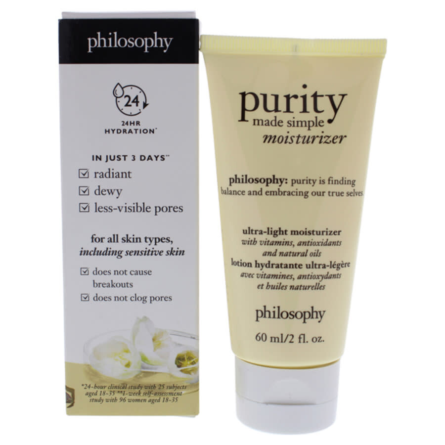 Philosophy Di Lorenzo Serafini Purity Made Simple Moisturizer By Philosophy For Unisex - 2 oz Moisturizer
