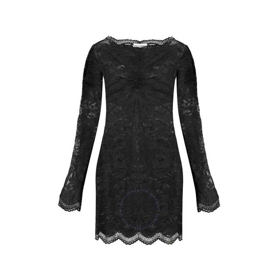 Rabanne Lace Mini Dress In Black