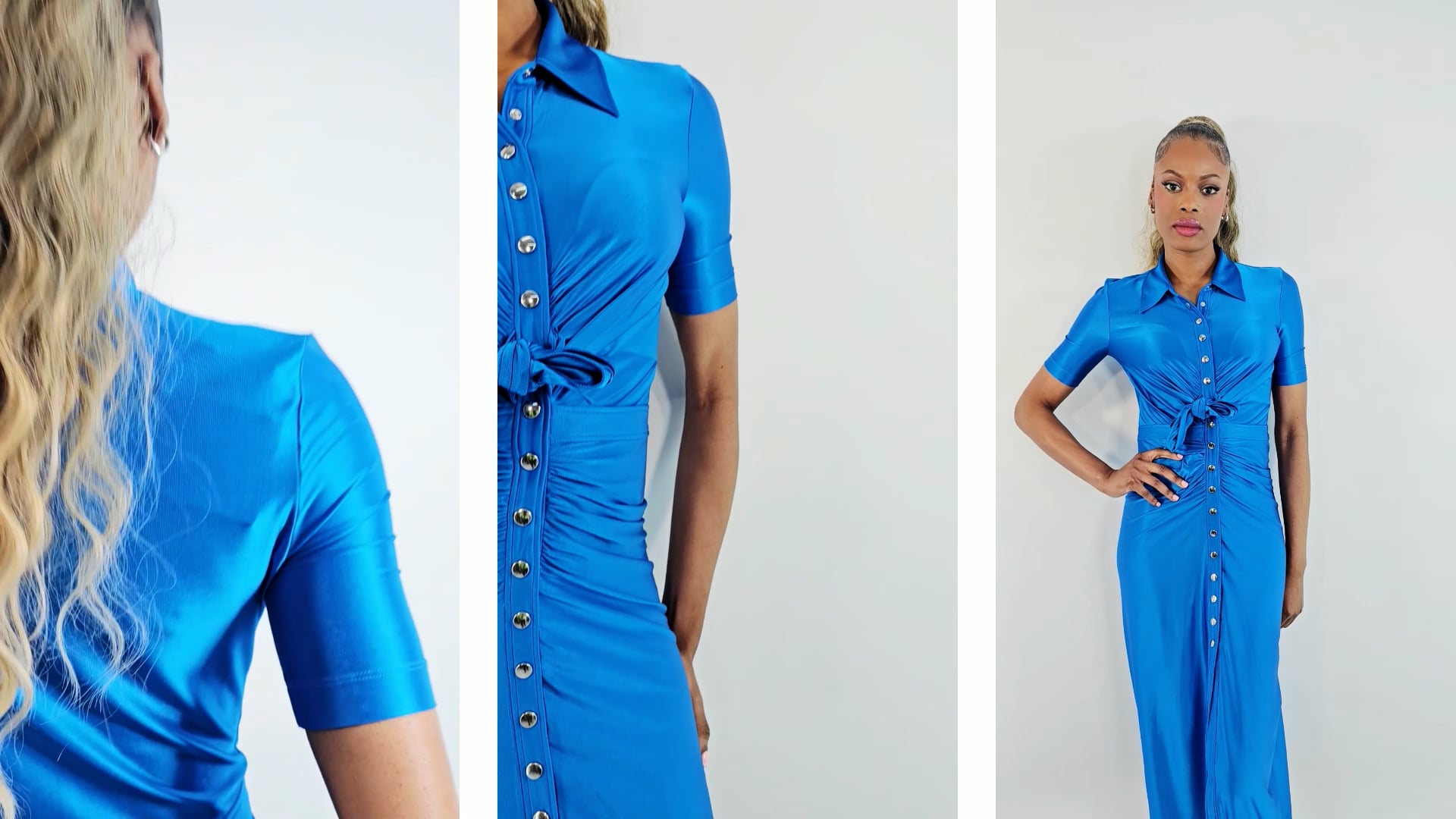 rabanne blue dress PACO RABANNE