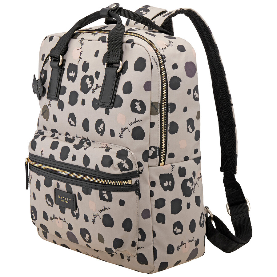 Radley Large Bubble Dog Zip Top Backpack 15416 DOVE GREY 5025546451944