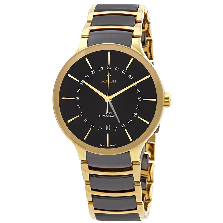 Rado Centrix Automatic Black Dial Two-Tone Men's Watch R30163162
