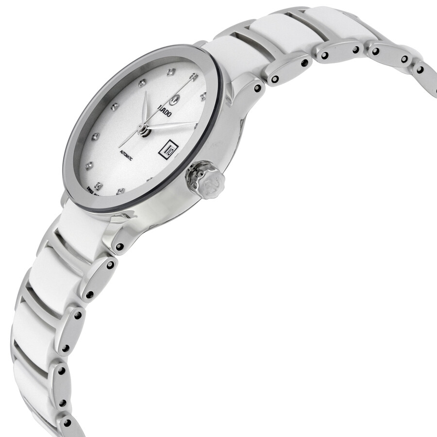 Rado Centrix Automatic White Dial Ladies Watch R30027732 Centrix