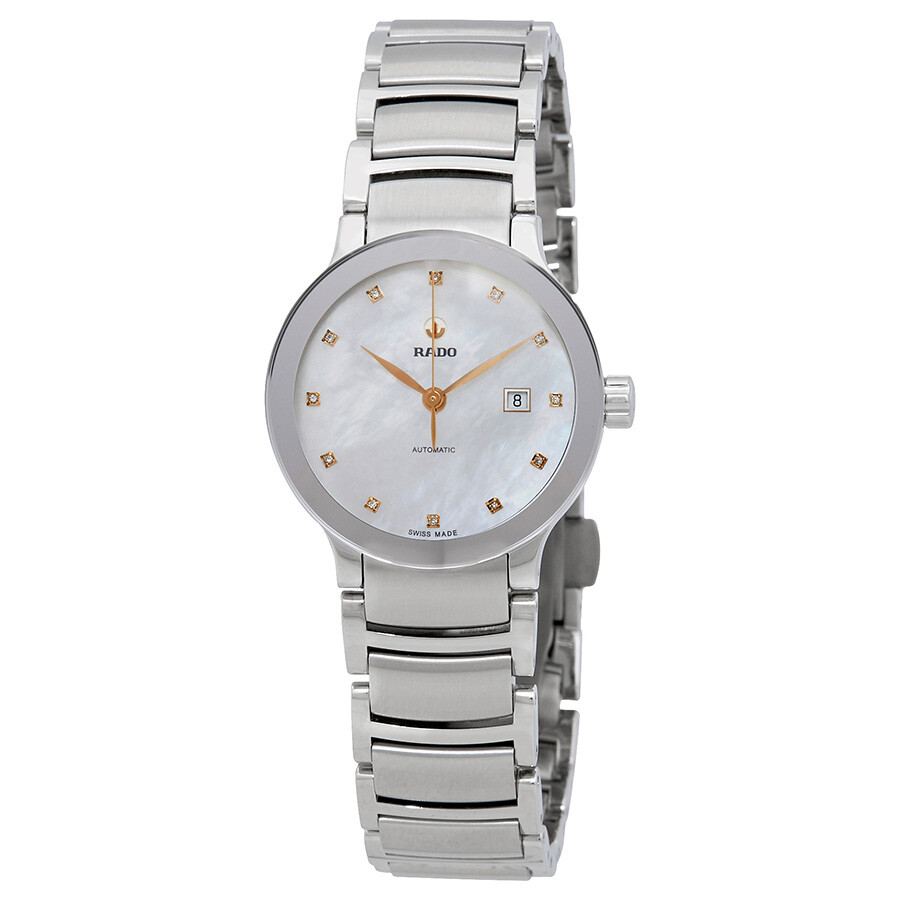 Rado Centrix Automatic Mother of Pearl Diamond Dial Ladies Watch