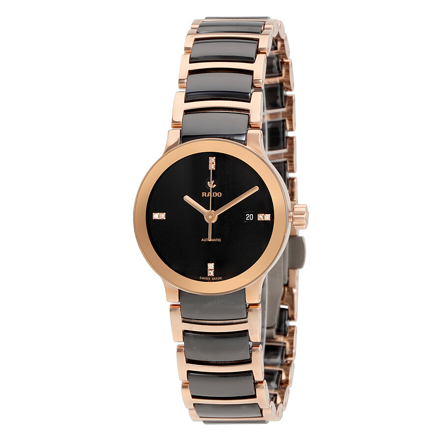 Rado Centrix S Automatic Black Dial Ladies Watch R30183712  