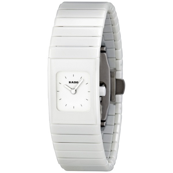 Rado Ceramica Small White Dial White Ceramic Ladies Watch R21712022