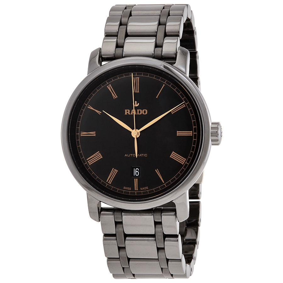 Rado DiaMaster Black Dial Automatic Men's Ceramic Watch R14805162