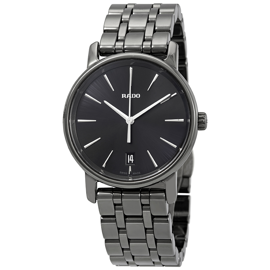 Rado DiaMaster Black Dial Ladies Ceramic Watch R14064177
