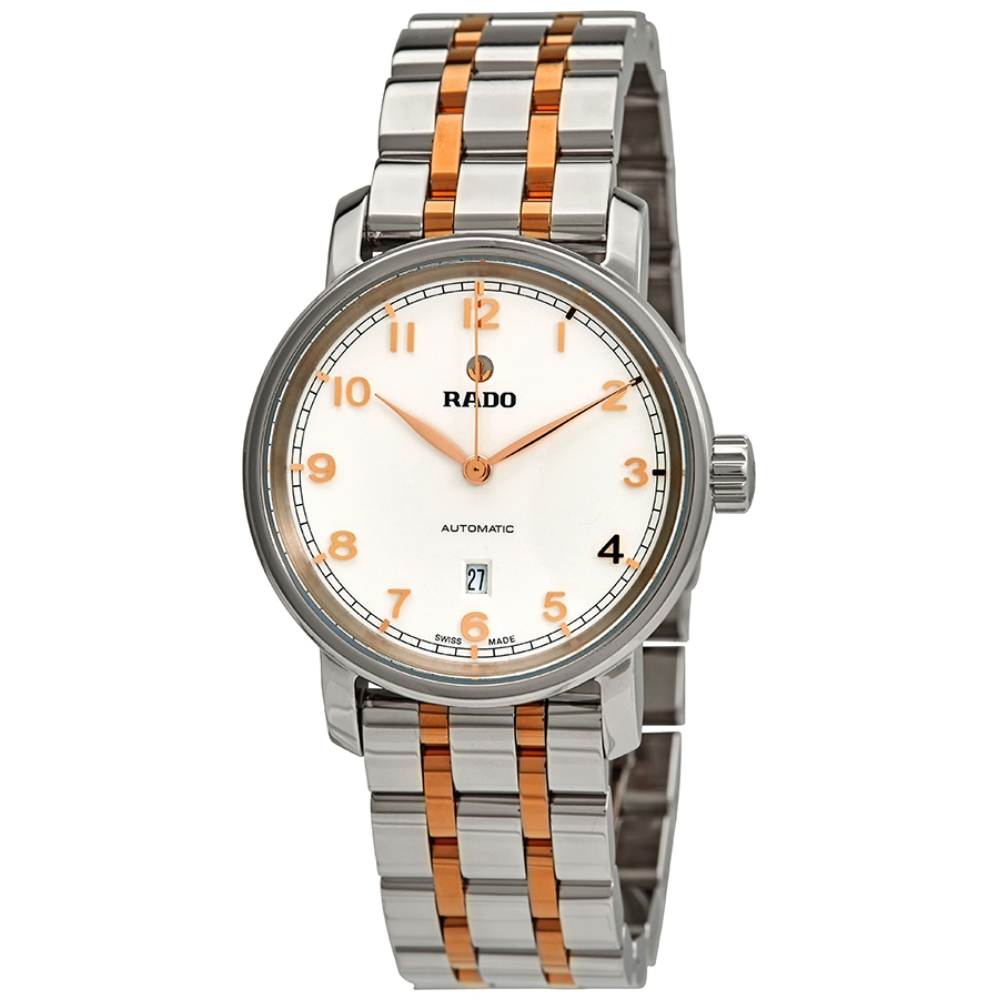 Rado DiaMaster Automatic Arabic Numeral Dial Two-tone Ladies Watch R14050133