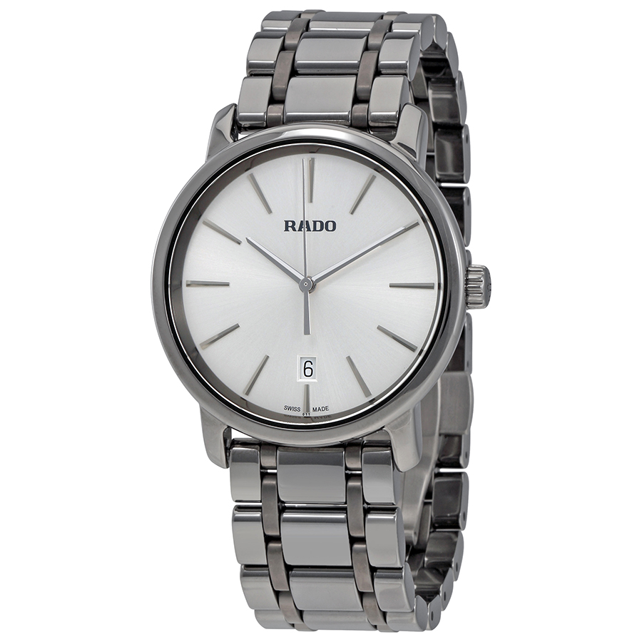 Rado DiaMaster XL Silver Dial Men's Ceramic Watch R14072112