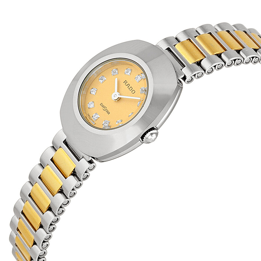 Rado Diastar GoldTone Dial Ladies Watch R125558633 Rado Watches