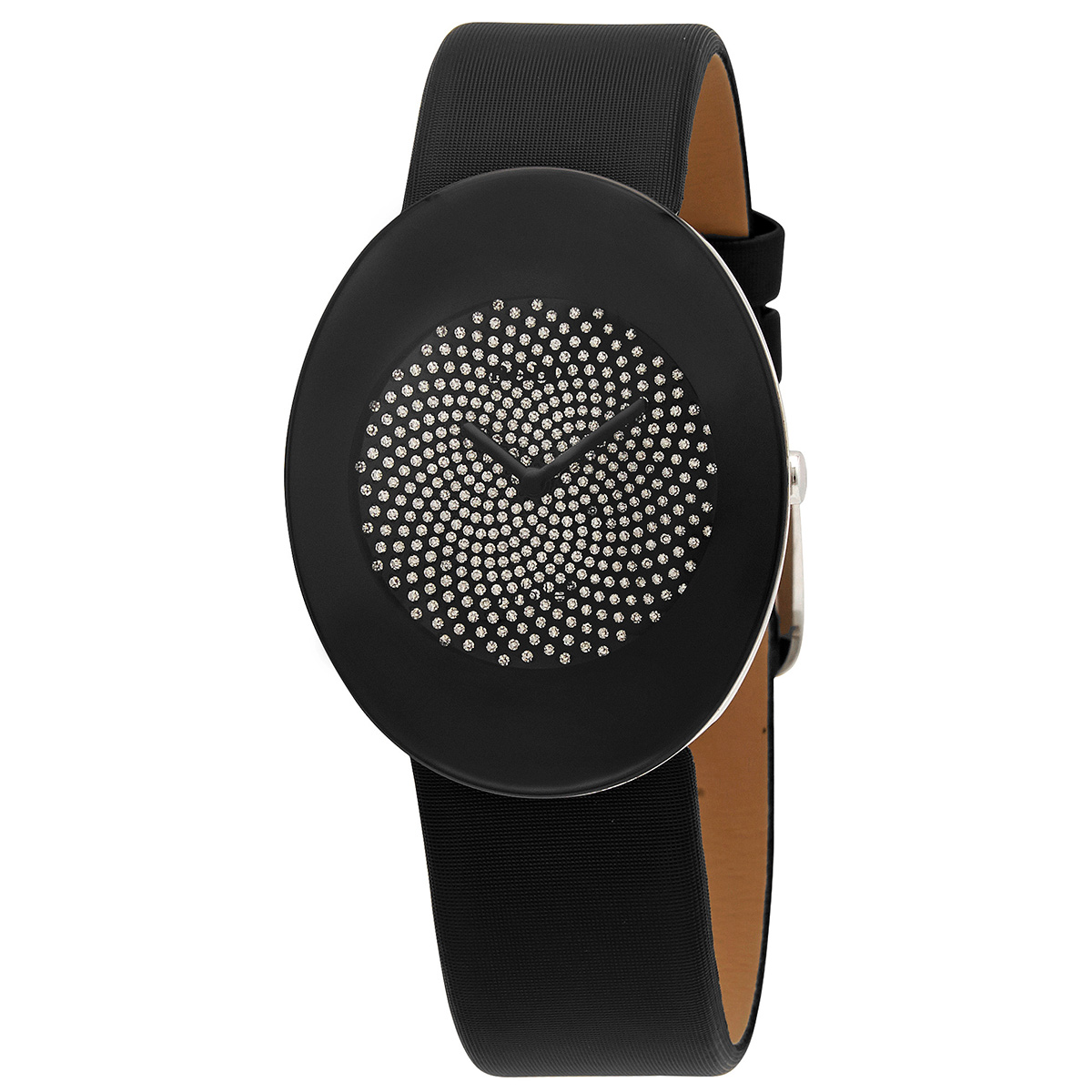 Rado Esenza Quartz Diamond Pave Black Dial Ladies Watch R53414706