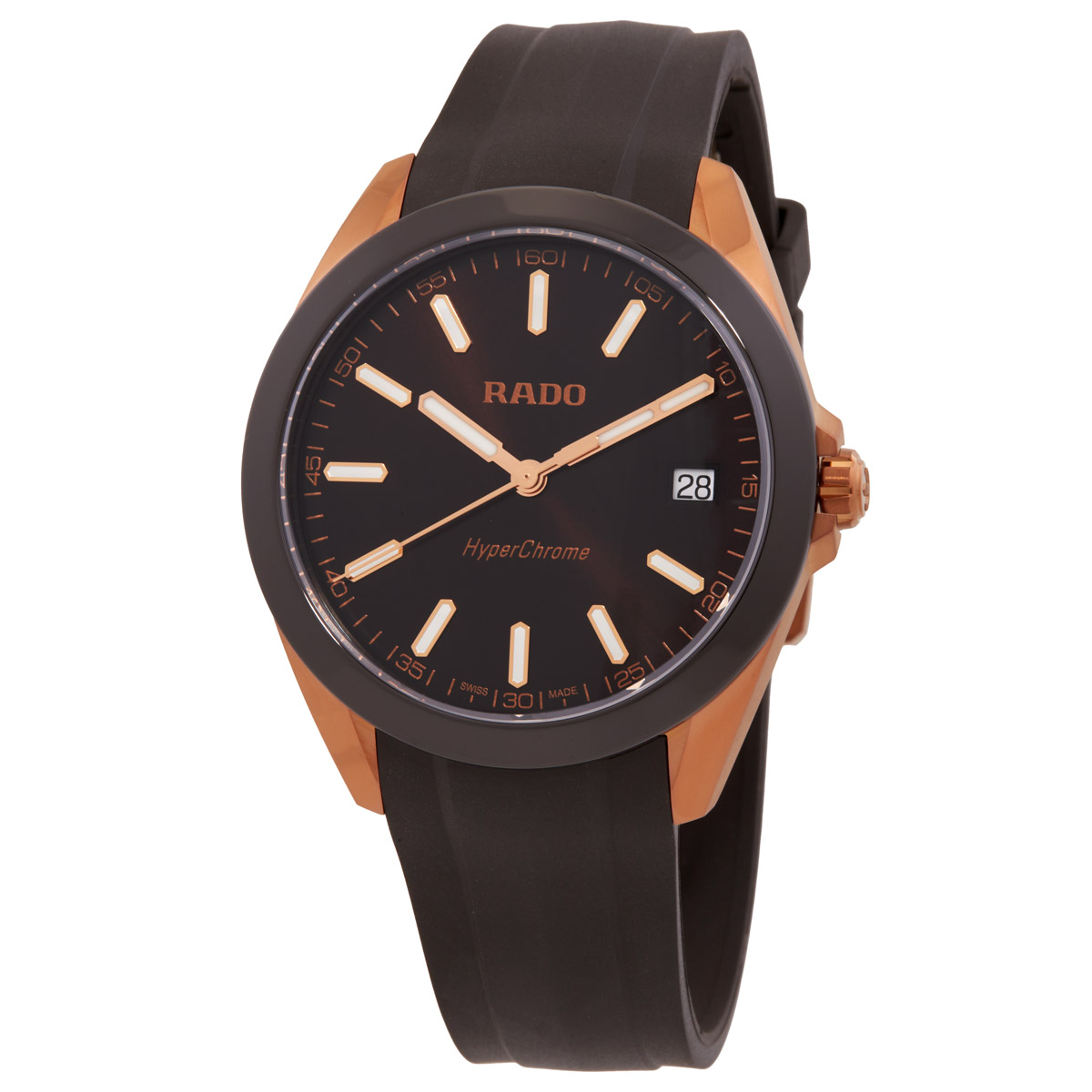 Rado HyperChrome Quartz Brown Dial Men's Watch R32281309
