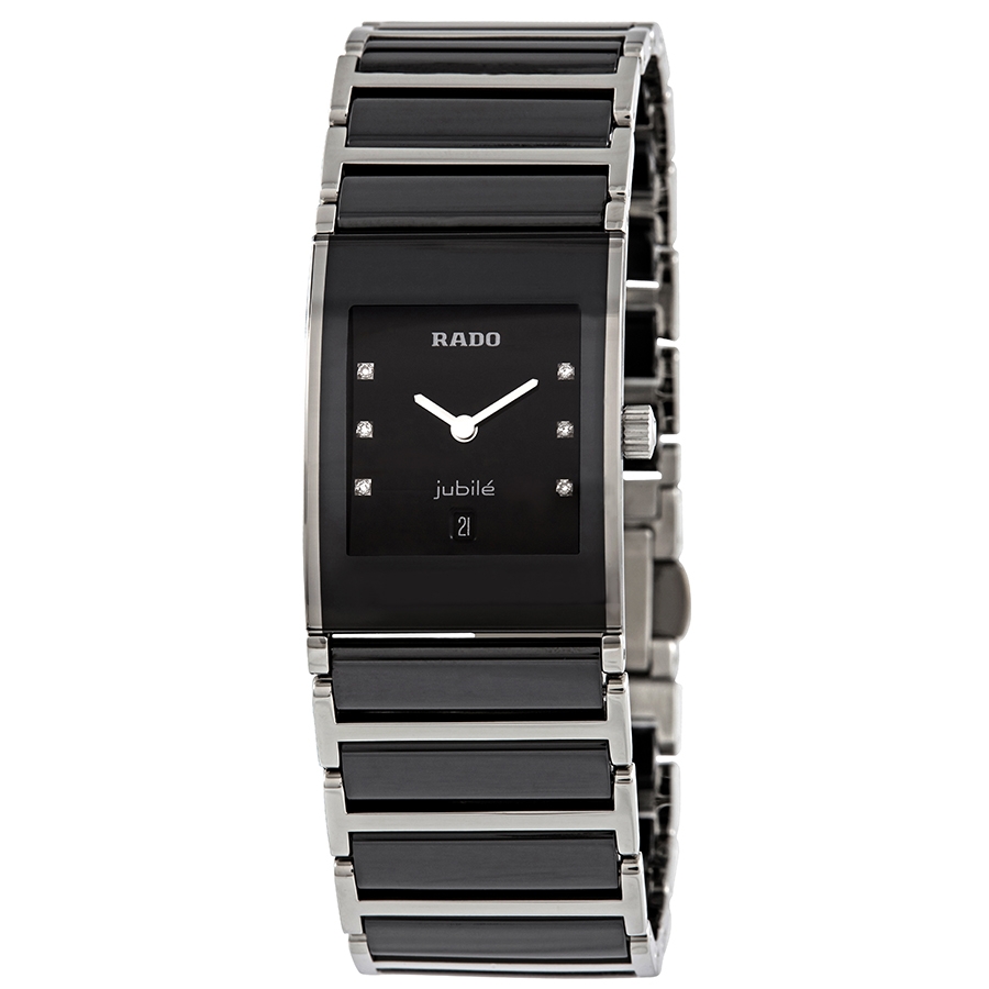 Rado Integral Ceramic & Steel Diamond Dial Ladies Watch R20785752