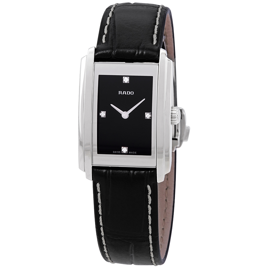 Rado Integral Diamond Black Dial Ladies Watch R20213715