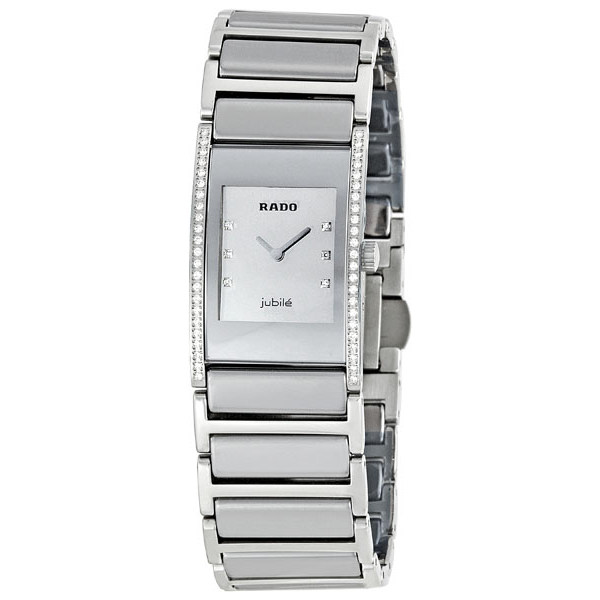 Rado Integral Silver Dial Diamond Ladies Watch R20733712