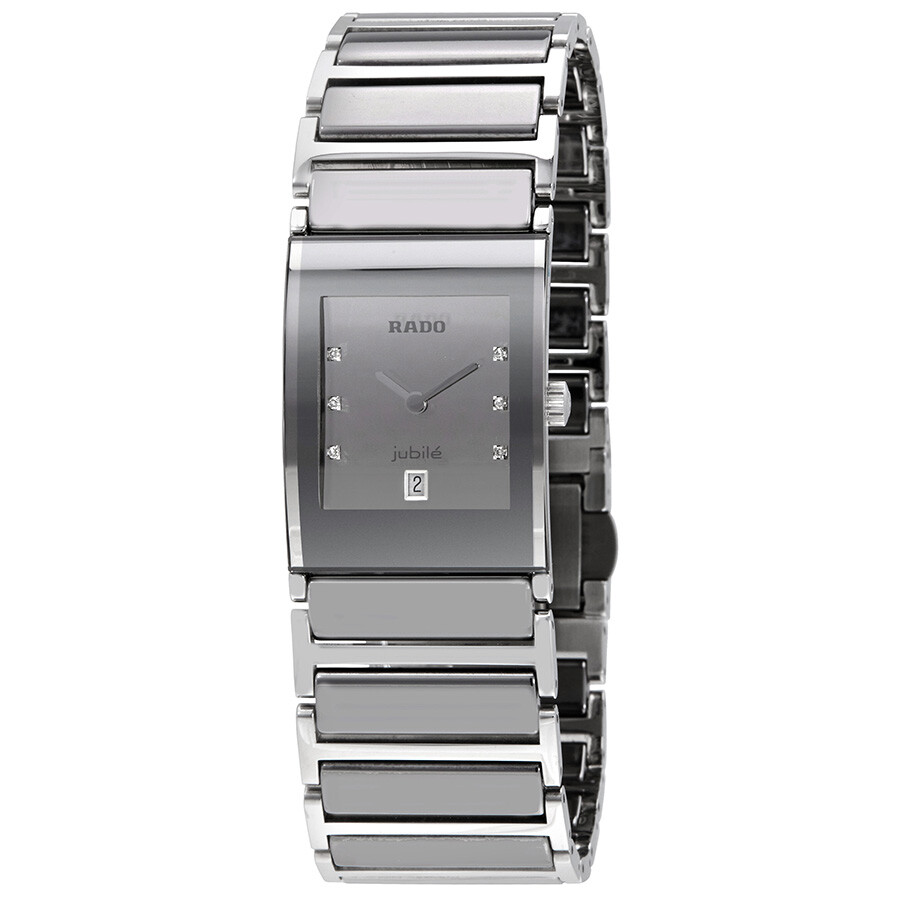Rado Integral Silver Dial Ladies Watch R20746712 Watches, Integral