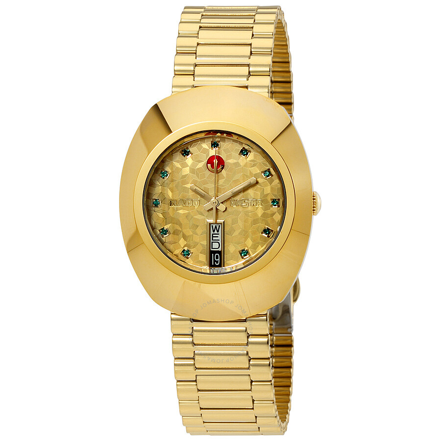 Rado Original Automatic Yellow Gold Dial Men's Watch R12413663