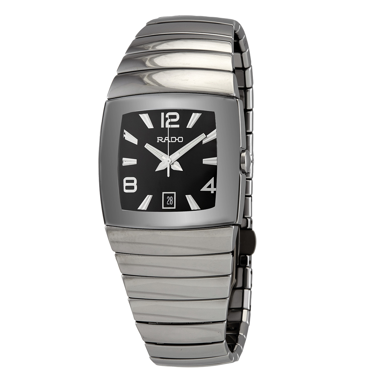 Rado Sintra Platinum-tone Ceramic Black Men's Watch R13599152